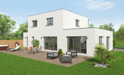 Terrain + Maison neuve de 153 m² à Rédené