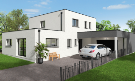 Terrain + Maison neuve de 140 m² à Ploemeur