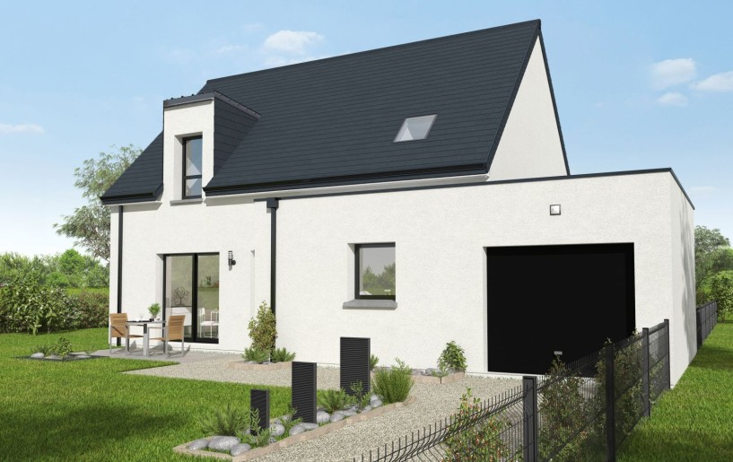 Terrain + Maison neuve de 105 m² à Bannalec