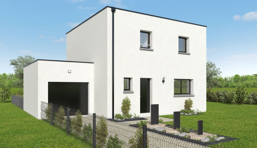 Terrain + Maison neuve de 95 m² à Ploemeur