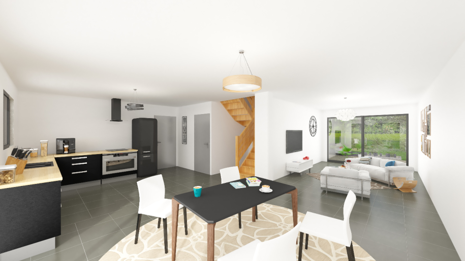 Terrain + Maison neuve de 120 m² à Ploemeur