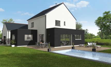 Terrain + Maison neuve de 119 m² à Guidel