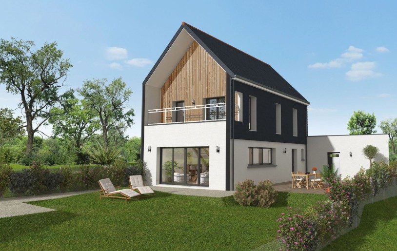 Terrain + Maison neuve de 117 m² à Lanester