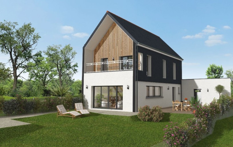 Terrain + Maison neuve de 105 m² à Ploemeur