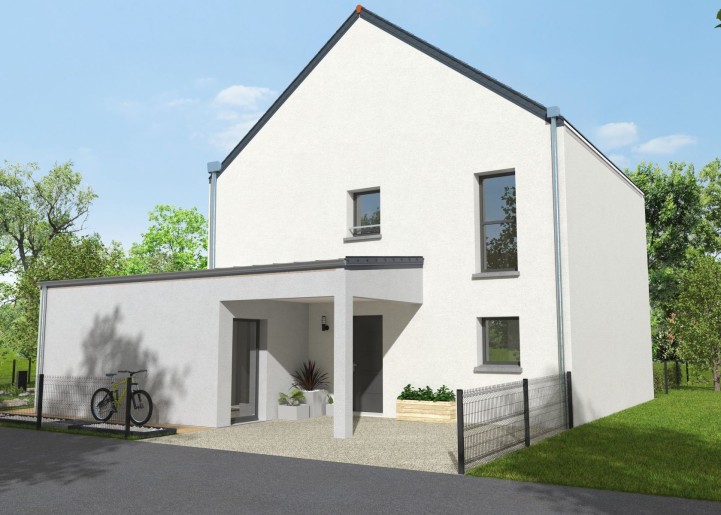 Terrain + Maison neuve de 127 m² à Hennebont