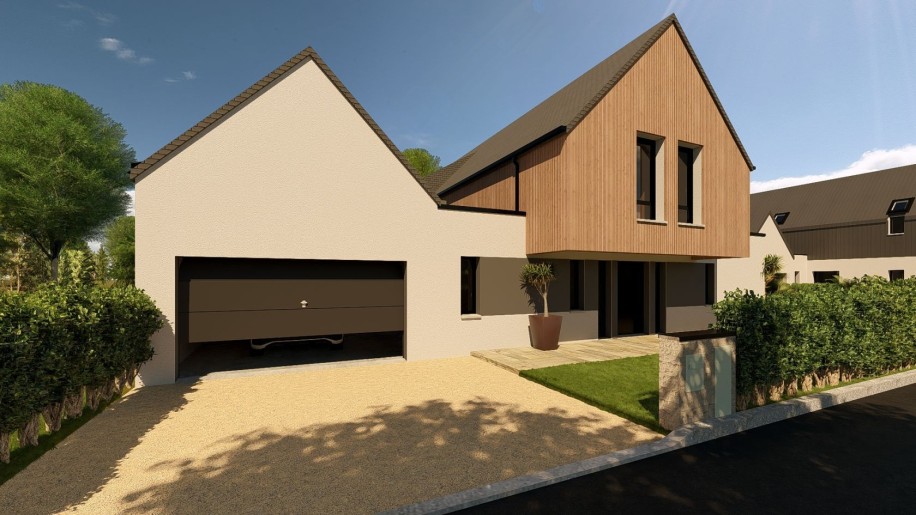 Terrain + Maison neuve de 190 m² à Ploemeur