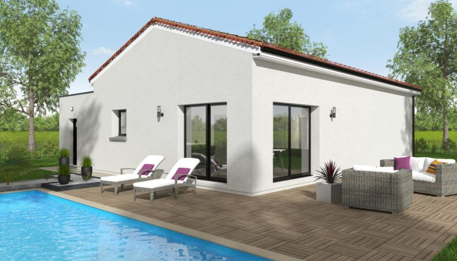 Terrain + Maison neuve de 85 m² à Saint-Fiacre-sur-Maine