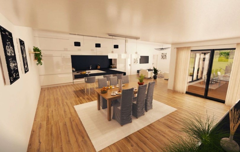 Terrain + Maison neuve de 153 m² à Haute-Goulaine