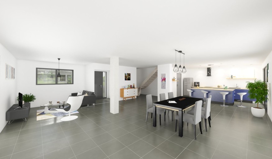 Terrain + Maison neuve de 149 m² à Bouaye