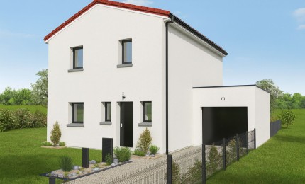 Terrain + Maison neuve de 105 m² à Saint-Fiacre-sur-Maine