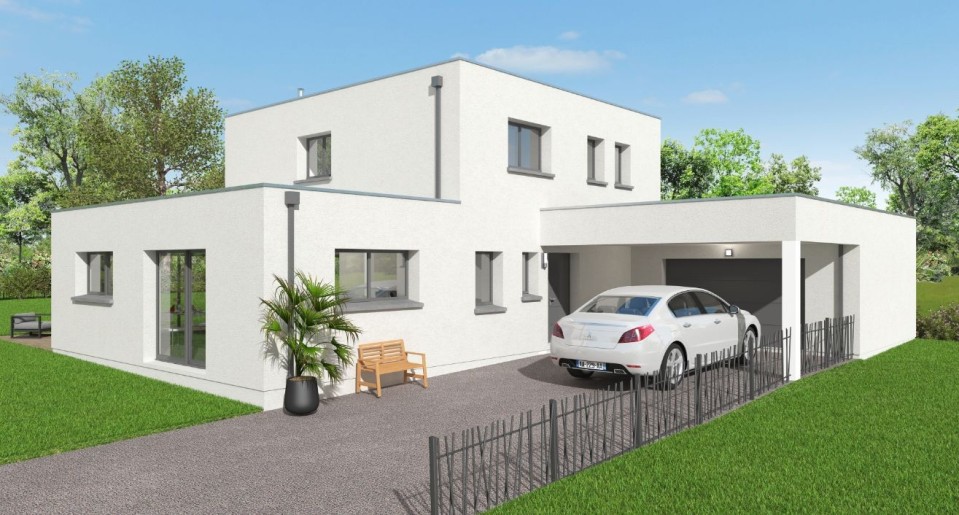 Terrain + Maison neuve de 169 m² à Touvois