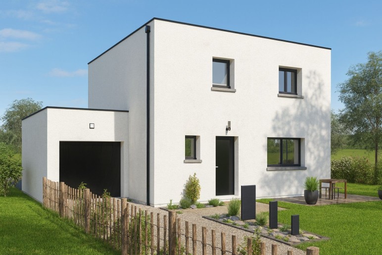 Terrain + Maison neuve de 105&nbsp;m² à La Chapelle-Heulin