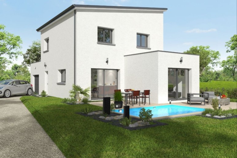 Terrain + Maison neuve de 140&nbsp;m² à Vertou