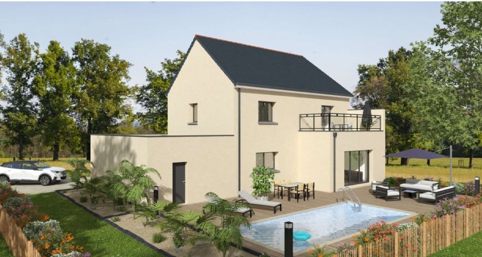 Terrain + Maison neuve de 177&nbsp;m² à Saint-Malo-de-Guersac