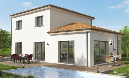Terrain + Maison neuve de 130&nbsp;m² à Le Loroux-Bottereau