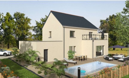 Terrain + Maison neuve de 121&nbsp;m² à Saint-Malo-de-Guersac