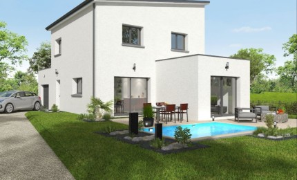 Terrain + Maison neuve de 132&nbsp;m² à Saint-Philbert-de-Grand-Lieu
