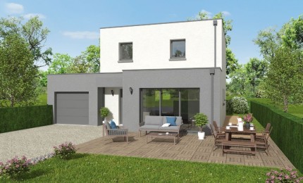Terrain + Maison neuve de 98&nbsp;m² à Saint-Jean-de-Linières