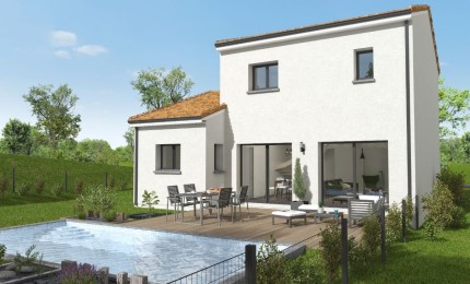 Terrain + Maison neuve de 104&nbsp;m² à Saint-Fiacre-sur-Maine