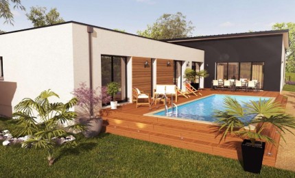 Terrain + Maison neuve de 153&nbsp;m² à Haute-Goulaine