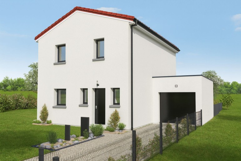 Terrain + Maison neuve de 105&nbsp;m² à Bouaye