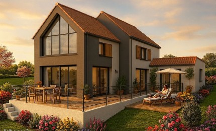 Terrain + Maison neuve de 200&nbsp;m² à Haute-Goulaine