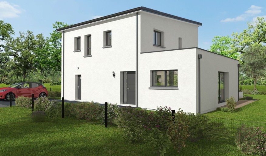Terrain + Maison neuve de 149&nbsp;m² à Bouaye