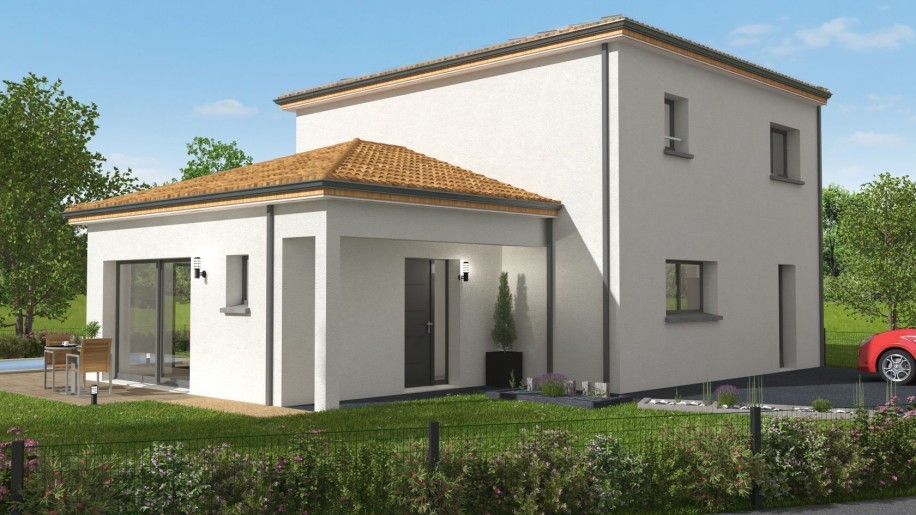 Terrain + Maison neuve de 130&nbsp;m² à Le Loroux-Bottereau