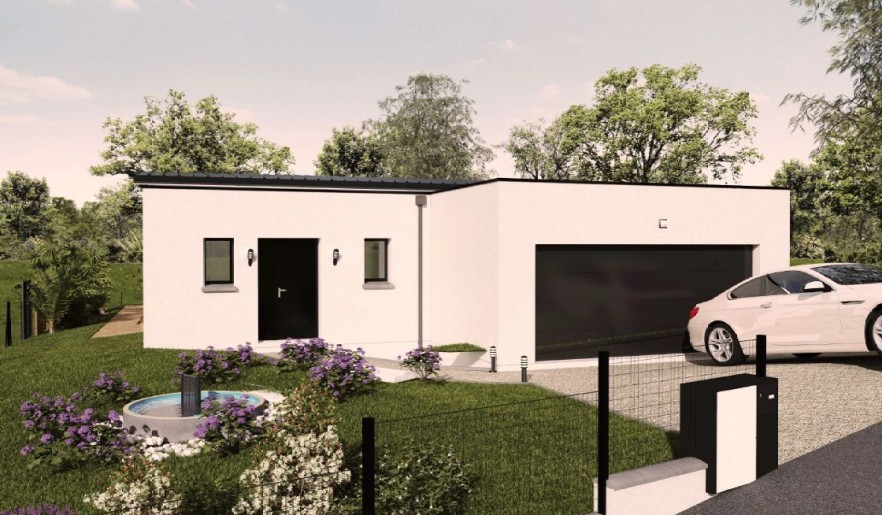 Terrain + Maison neuve de 153&nbsp;m² à Rezé