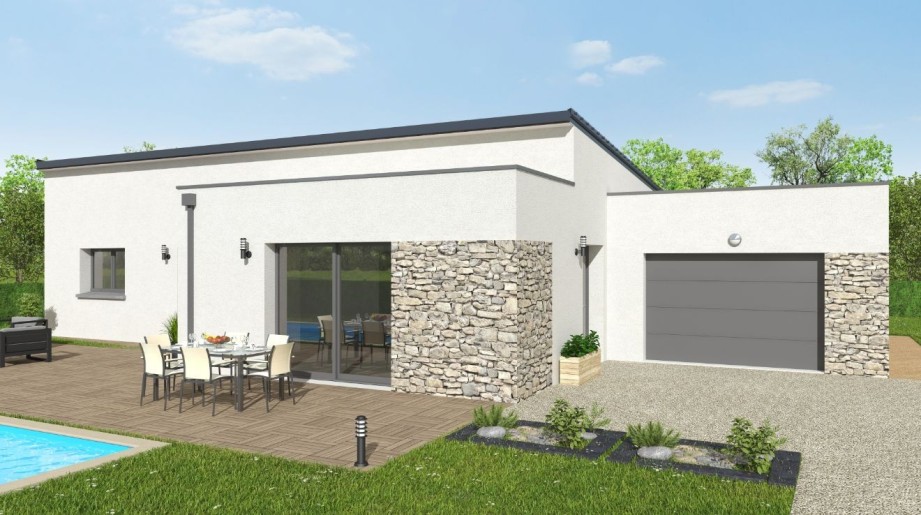 Terrain + Maison neuve de 112&nbsp;m² à Saint-Philbert-de-Grand-Lieu