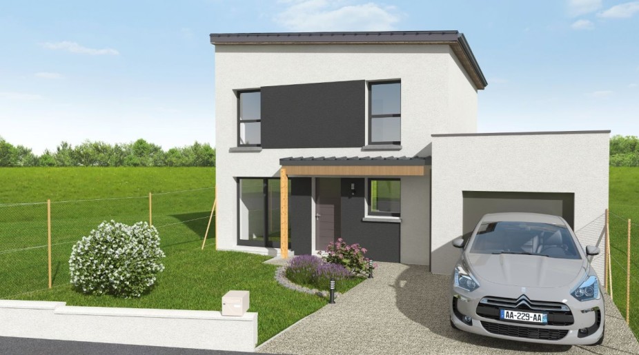 Terrain + Maison neuve de 93&nbsp;m² à Saint-Michel-Chef-Chef