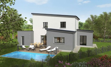 Terrain + Maison neuve de 114&nbsp;m² à Vertou