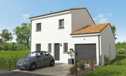 Terrain + Maison neuve de 104&nbsp;m² à Geneston