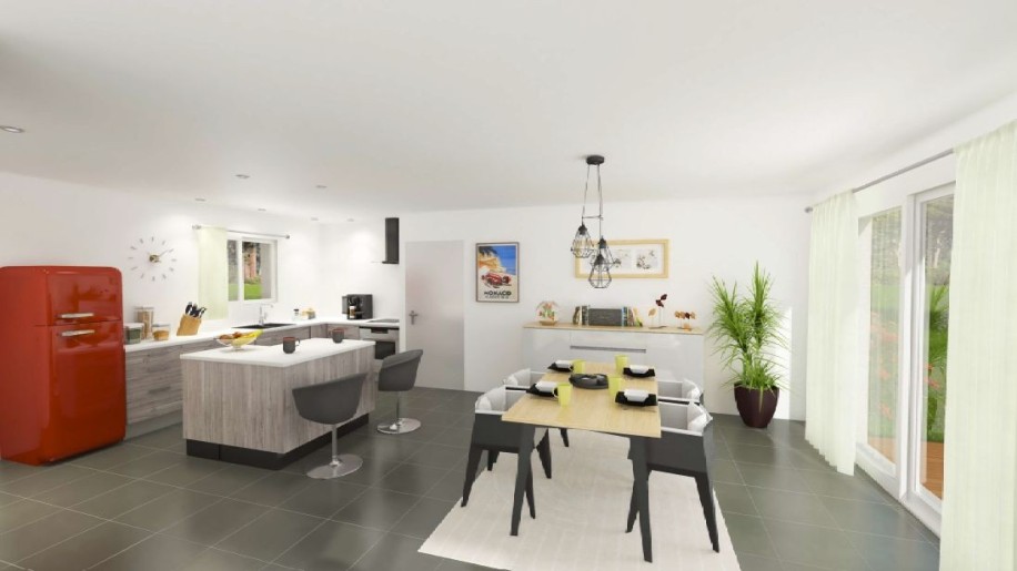 Terrain + Maison neuve de 89&nbsp;m² à Bouaye