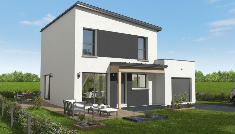 Terrain + Maison neuve de 94&nbsp;m² à Saint-Philbert-de-Grand-Lieu