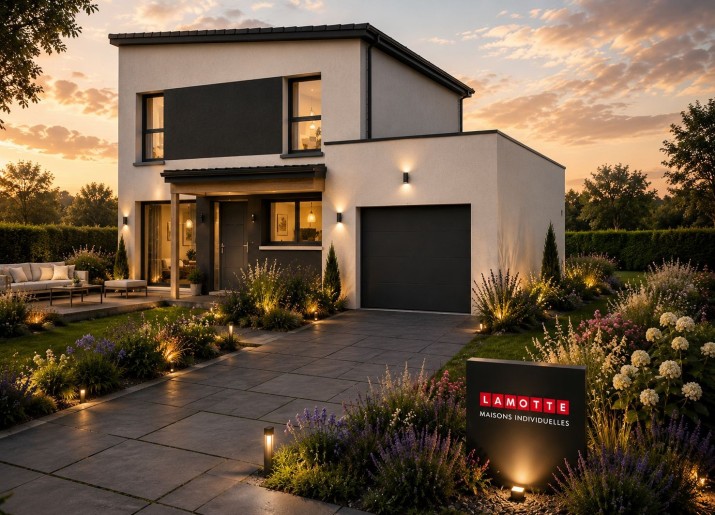 Terrain + Maison neuve de 94&nbsp;m² à Saint-Philbert-de-Grand-Lieu
