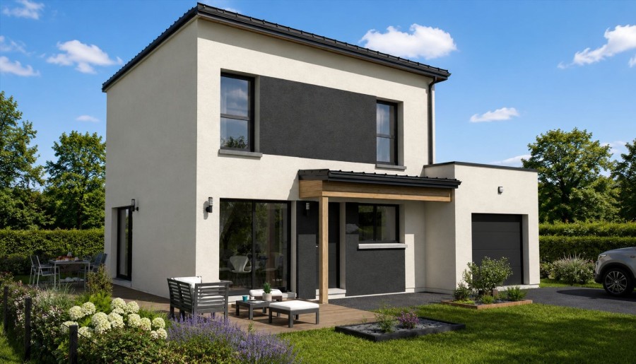 Terrain + Maison neuve de 94&nbsp;m² à Saint-Philbert-de-Grand-Lieu