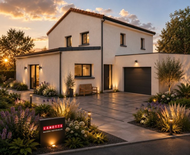 Terrain + Maison neuve de 149&nbsp;m² à Les Sorinières
