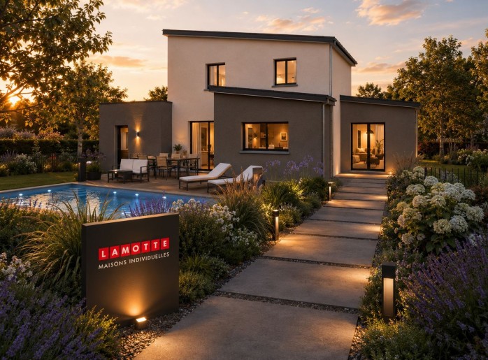 Terrain + Maison neuve de 114&nbsp;m² à Vertou