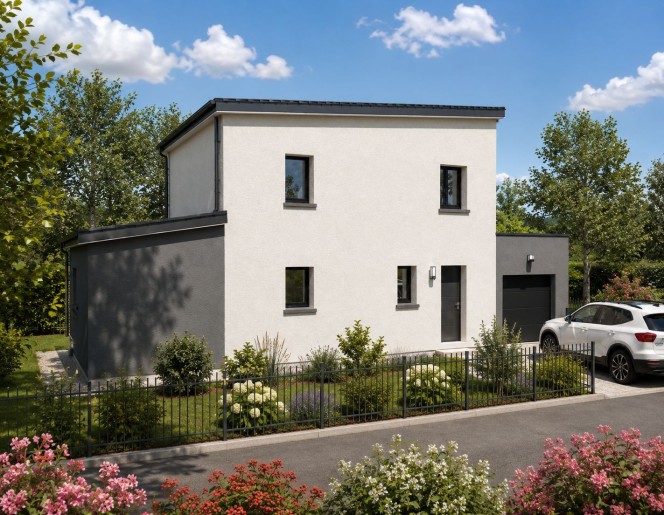 Terrain + Maison neuve de 114&nbsp;m² à Vertou