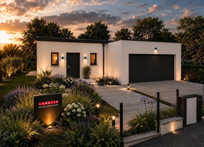 Terrain + Maison neuve de 153&nbsp;m² à Le Bignon