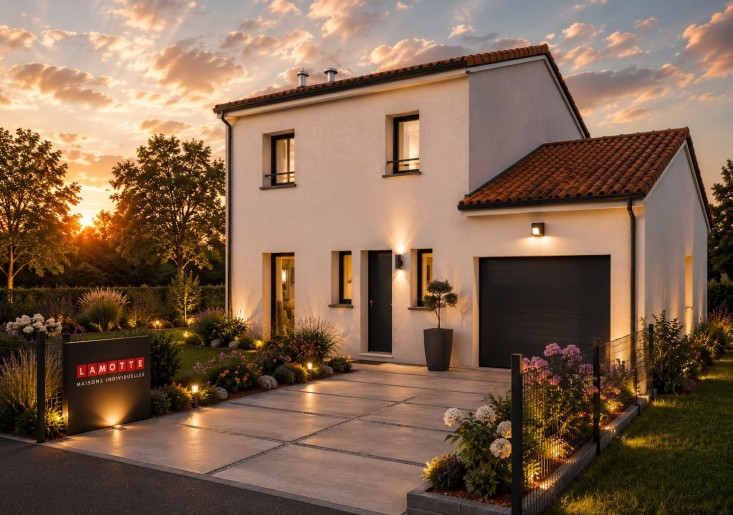 Terrain + Maison neuve de 104&nbsp;m² à Geneston
