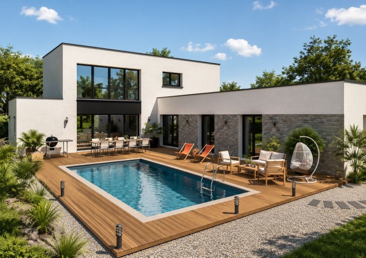 Terrain + Maison neuve de 180&nbsp;m² à La Limouzinière