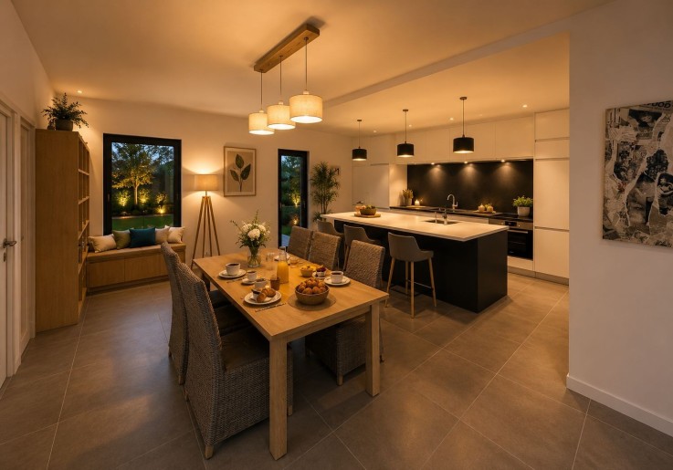 Terrain + Maison neuve de 180&nbsp;m² à Saint-Malo-de-Guersac