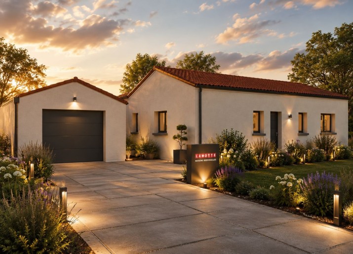 Terrain + Maison neuve de 113&nbsp;m² à Haute-Goulaine