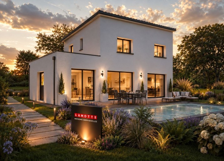 Terrain + Maison neuve de 149&nbsp;m² à Bouaye