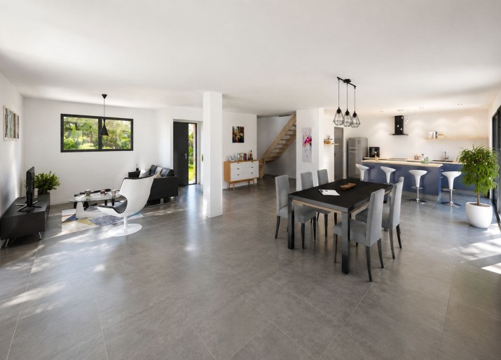 Terrain + Maison neuve de 149&nbsp;m² à Bouaye