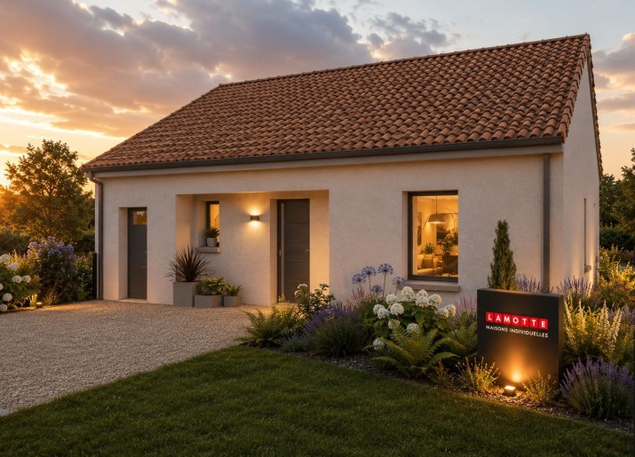 Terrain + Maison neuve de 71&nbsp;m² à Clisson