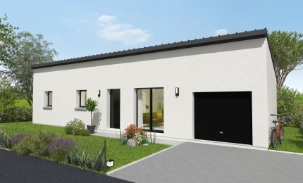 Terrain + Maison neuve de 95 m² à La Chapelle-Heulin