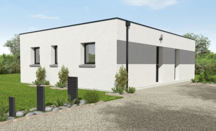 Terrain + Maison neuve de 75 m² à La Chapelle-Heulin